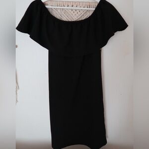 Mini bodycon off the shoulder/tube top dress